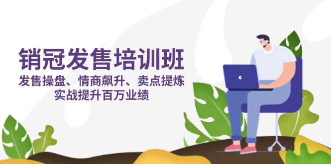 销冠 发售培训班：发售 操盘+情商 飙升+卖点 提炼，实战提升百万业绩-搞钱基地