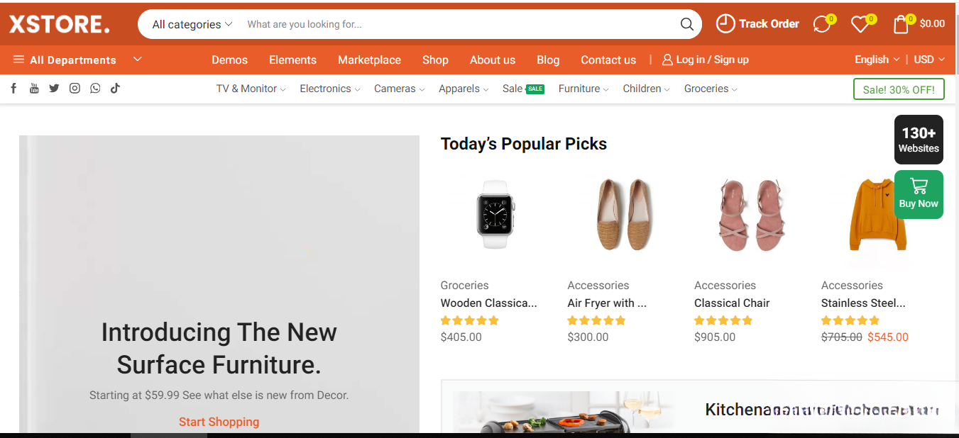 WordPress主题–Xstore v9.5.1 Woocommerce主题 破解版下载-搞钱基地