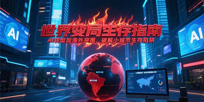 付费文章《世界变局生存指南，AI转型加海外突围，破解小城市生存陷阱》-搞钱基地
