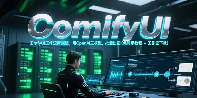 ComfyUI工作流新突破，用OpenAI三模型，批量出图(保姆级教程+工作流下载-搞钱基地