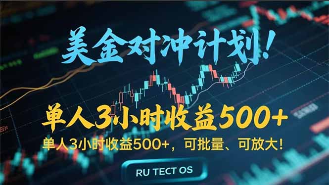 长久稳定的撸美金项目，平均3小时收入 500+，可公司实地考察实地操作！-搞钱基地