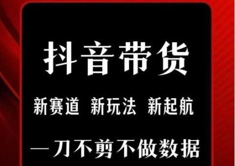 抖音短视频一刀不剪带货，不剪辑，不直播，每天发个视频，等着出单获取带货佣金-搞钱基地