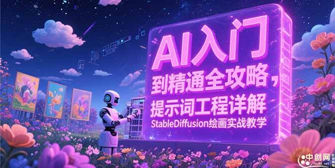 AI入门到精通全攻略，提示词工程详解，StableDiffusion绘画实战教学-搞钱基地